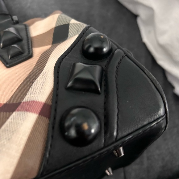 Burberry Nova check Studded Bowling Bag - Picture 6 of 16